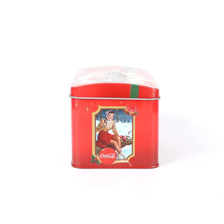 Gift packing tin box with musical movement