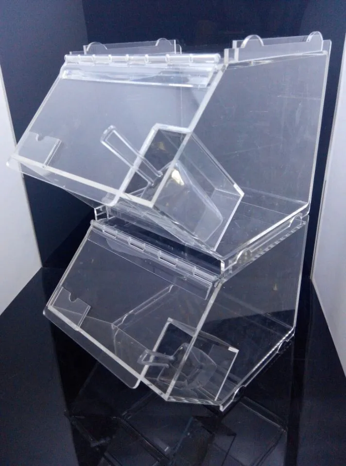 Factory Custom Made Stackable Acrylic Candy Bin With Scoop Buy