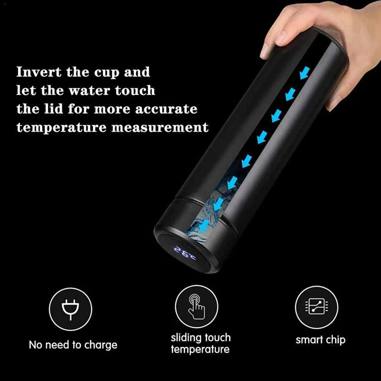 2020 Intelligent Water Bottle Application Lithium Battery Mug Flasks