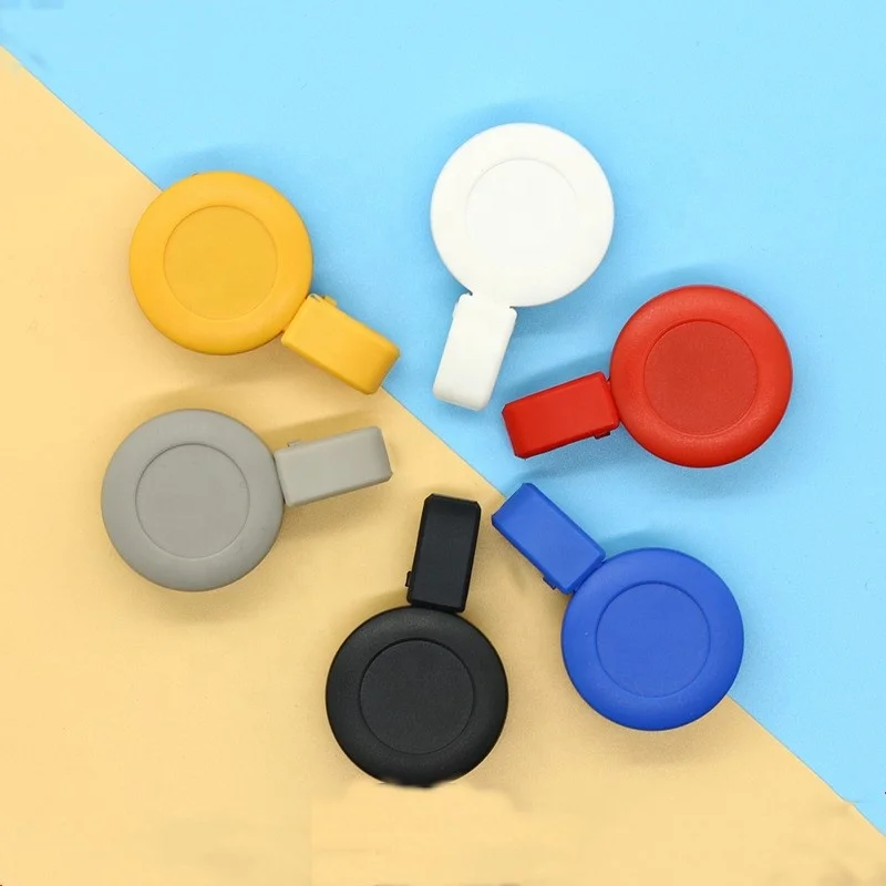 
Popular retractable pull id visiting badge reels abs decorative card holder 