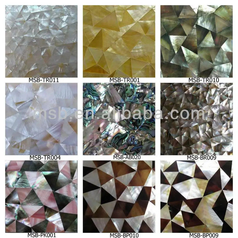 Triangle shell mosaic tiles.JPG
