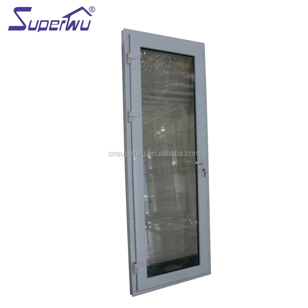 High performance thermal break modern interior exterior aluminum frame glass french doors low door sill