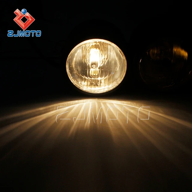 Universal Front Headlamp Motorcycle Double Headlight Twins Dual