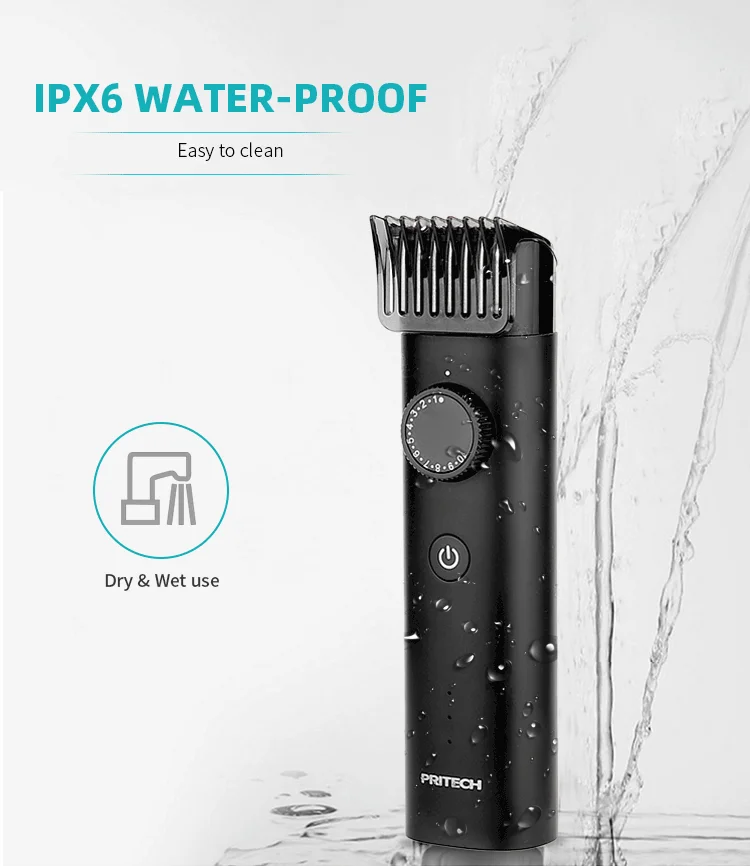 PRITECH PR-2388 Beard Trimmer IPX6 Water proof 6