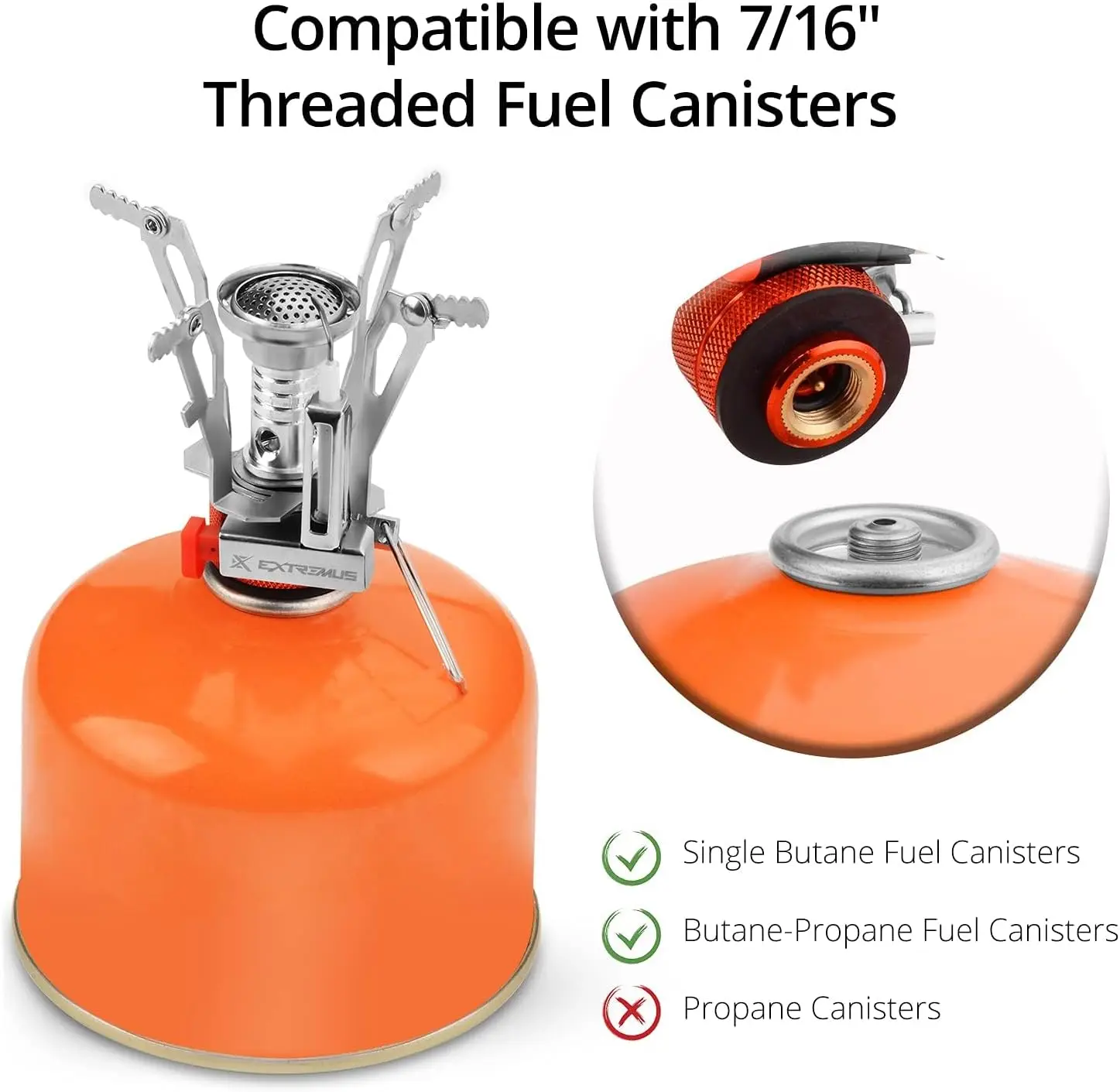 Portable Camping Stove, Hiking Stove, Pocket Stove, Mini Camp Stove, Compact Wind Resistant Camping Stove for Backpacking details