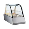 Warmer display cabinet Table top cake showcase design Insulation bread showcase