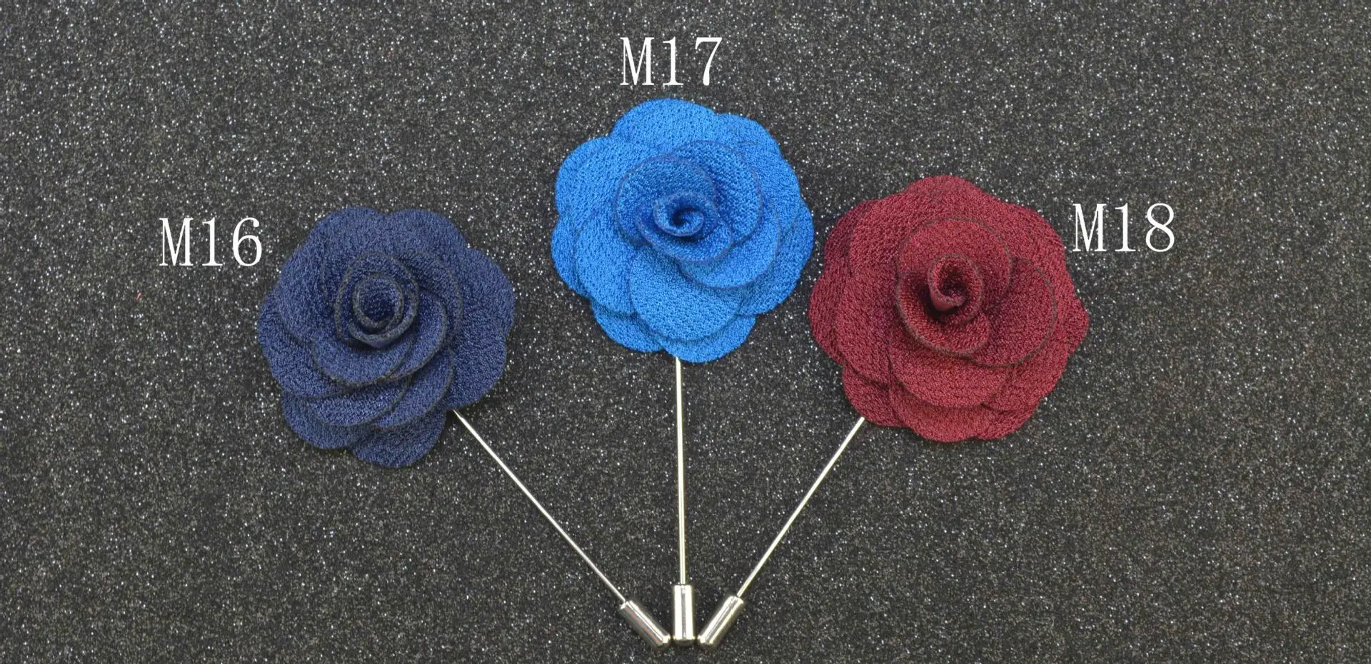 Promotional Manufacturer Men Colorful Metal Flower Lapel Pin On Shirt
