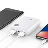 Shenzhen electronics new products double USB portable charger mobile pocket mini credit card size power bank 10000mah