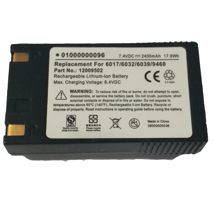 3,7V Li-Polymer Akku f/ür Scanner Symbol Typ 55-060117-05