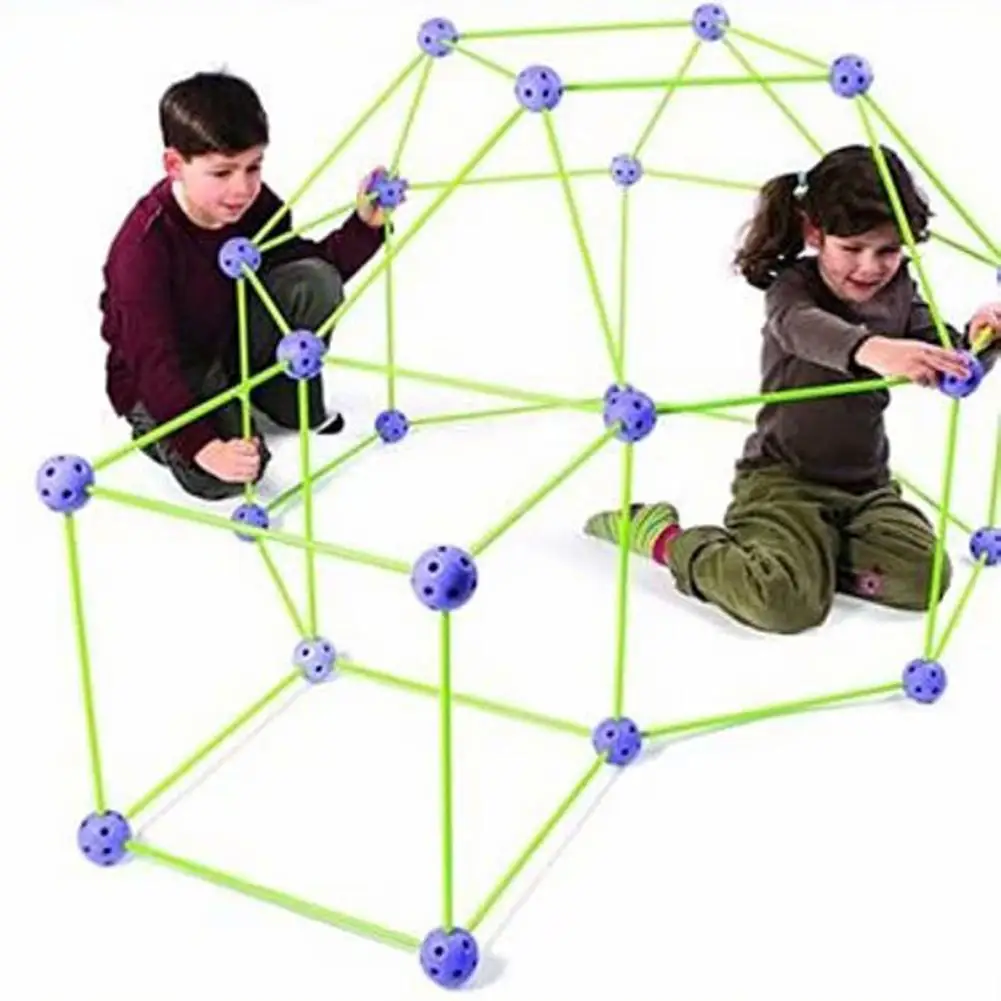 Kids Construction Fort Building Kit 