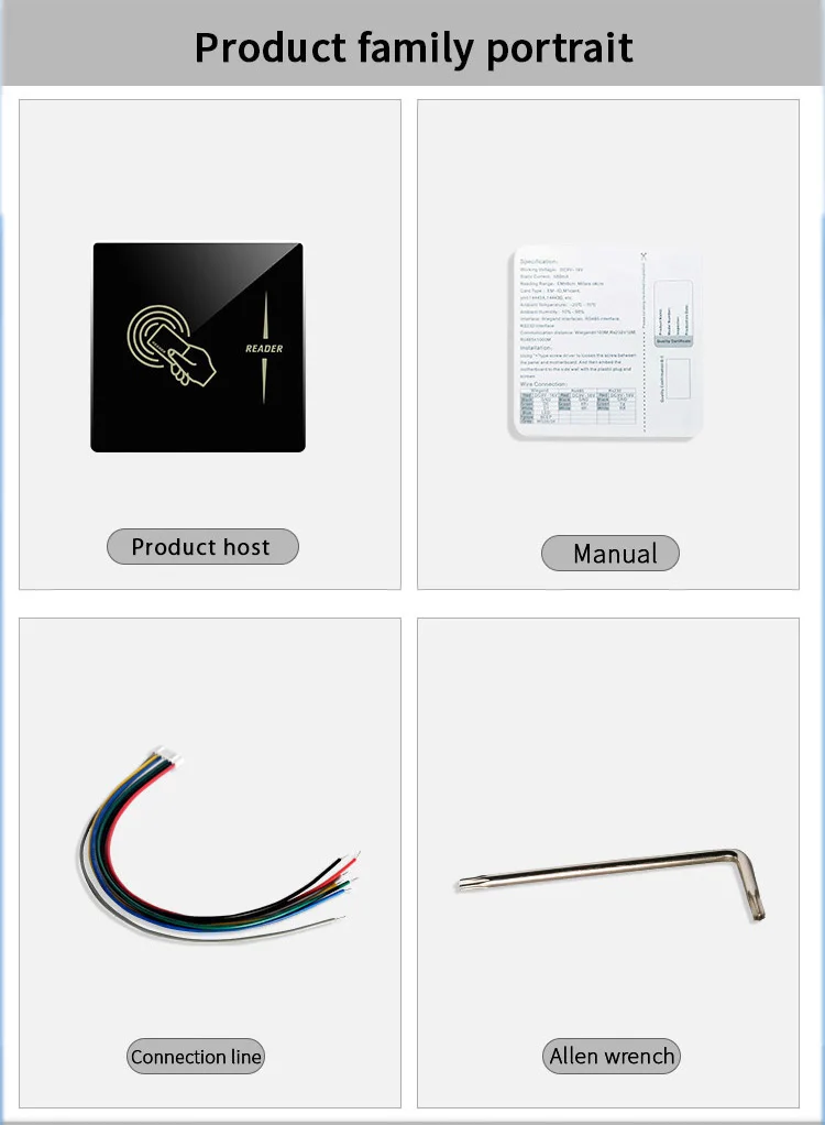 Rfid Bluetooth Proximity 125khz Metal Contactless Smart Access