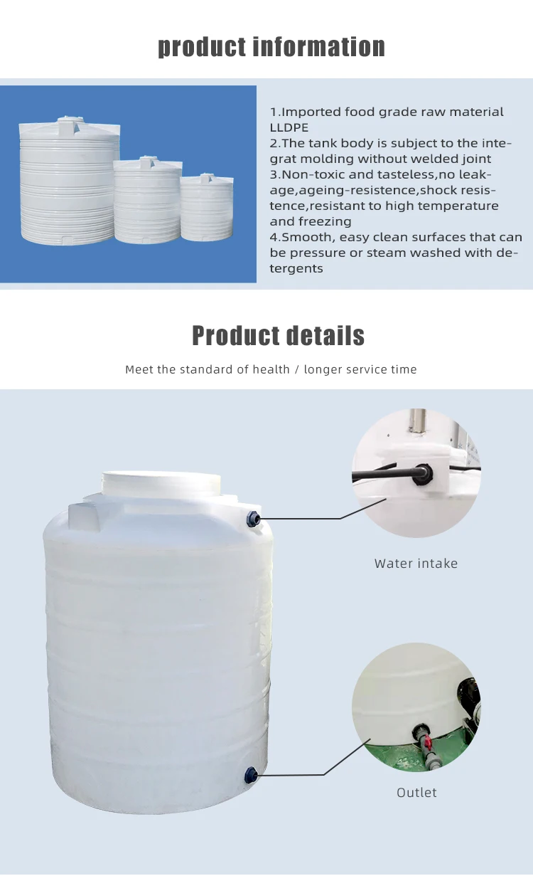 Lldpe Storage Water Tank Large Capacity - Buy Water Tank 1000 Liter ...