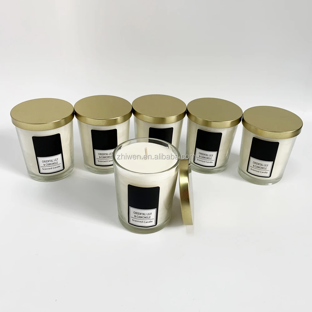 Top Related Candles Scented Luxury With Gold Lid Buy Oem Scented