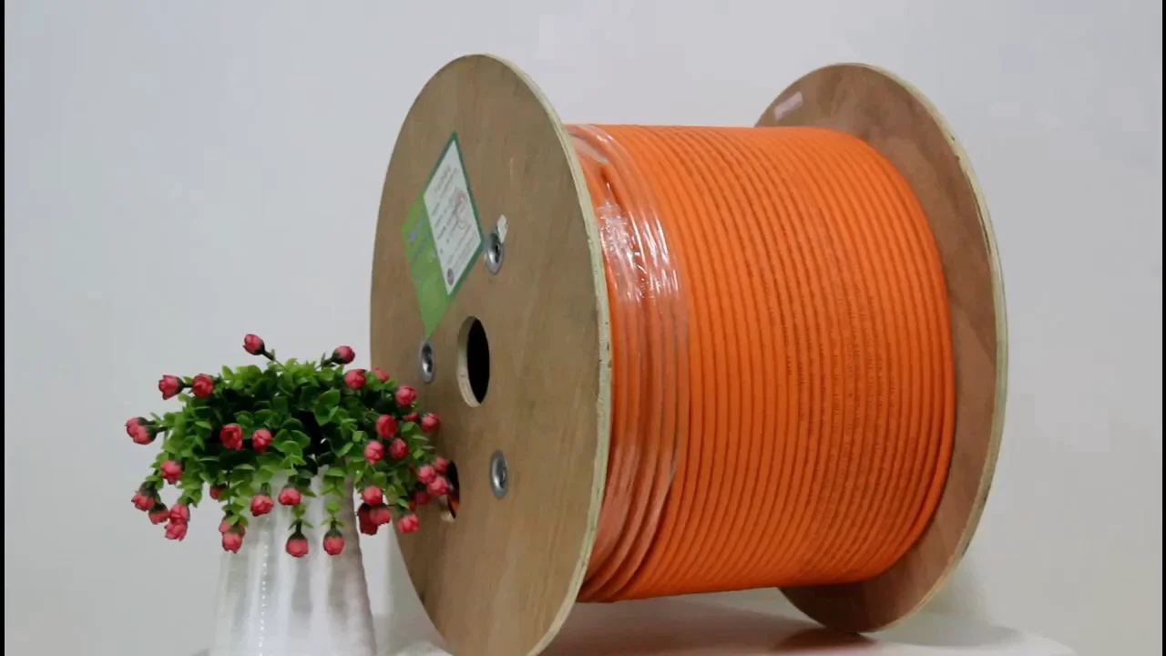 23awg Cat6a Cat7 Cat7e Cable 650mhz Sftp Shielded Lszh 1000ft