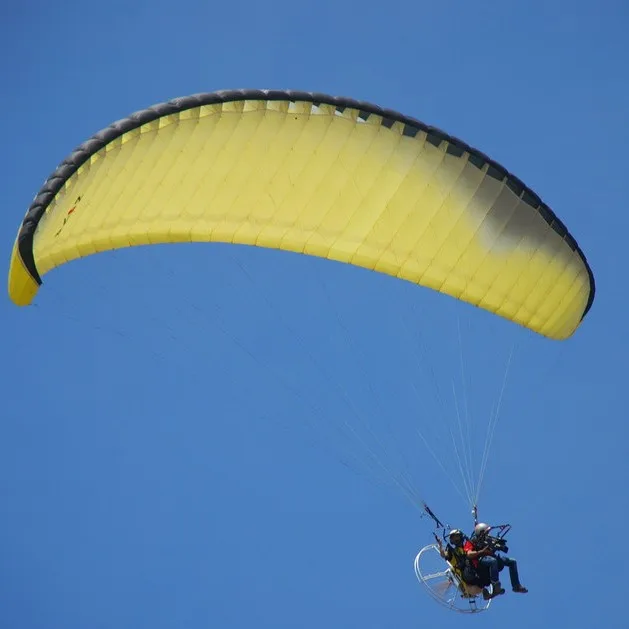 Paragliding And Parachute Fabric Silicone Coated 100% Polyester Ripstop ...