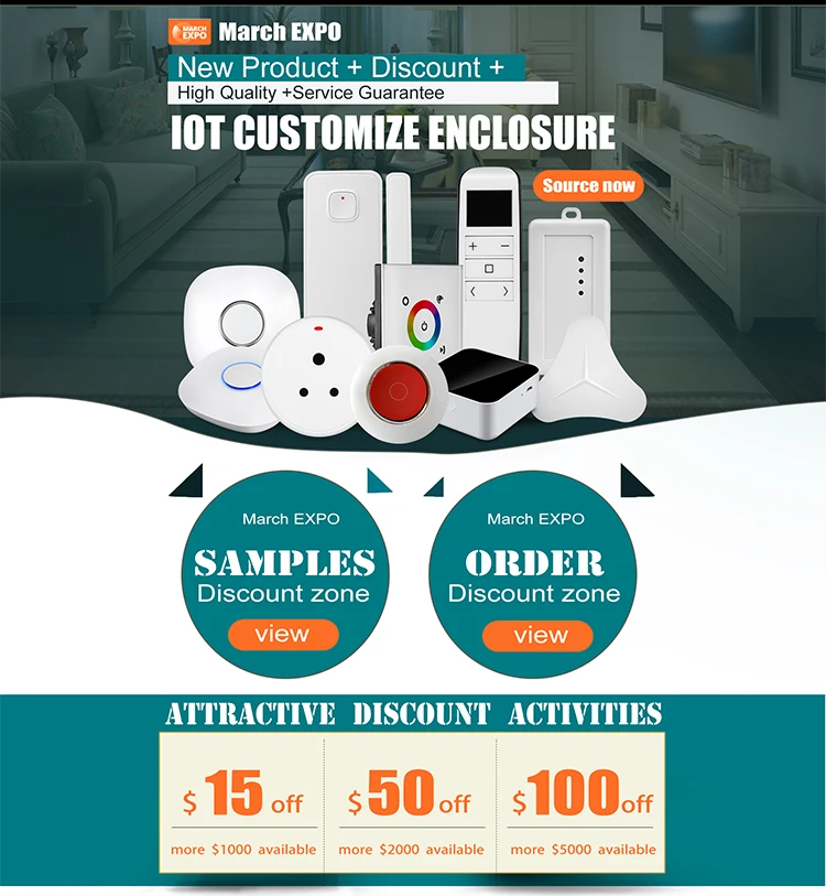 Portable design environmental plastic electronic zigbee wireless router case gateway enclosures for 4G 5G - ANKUX.COM
