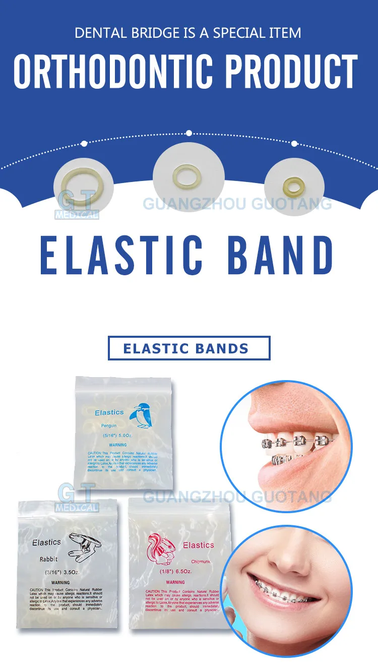 Dental Orthodontic Elastomeric Rubber Elastics/ Elastic Band Buy