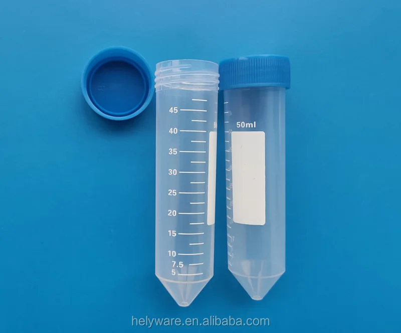 tubes à essai coniques en polypropylène avec capuchon marques graduées autoportants en plastique de 50 ml ifundom Lot de 25 tubes de centrifugeuse en plastique de 50 ml avec bouchon à vis 