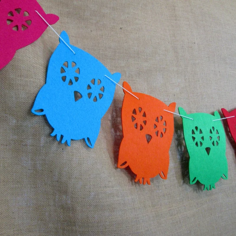 eco-friendly products felt flag on a string