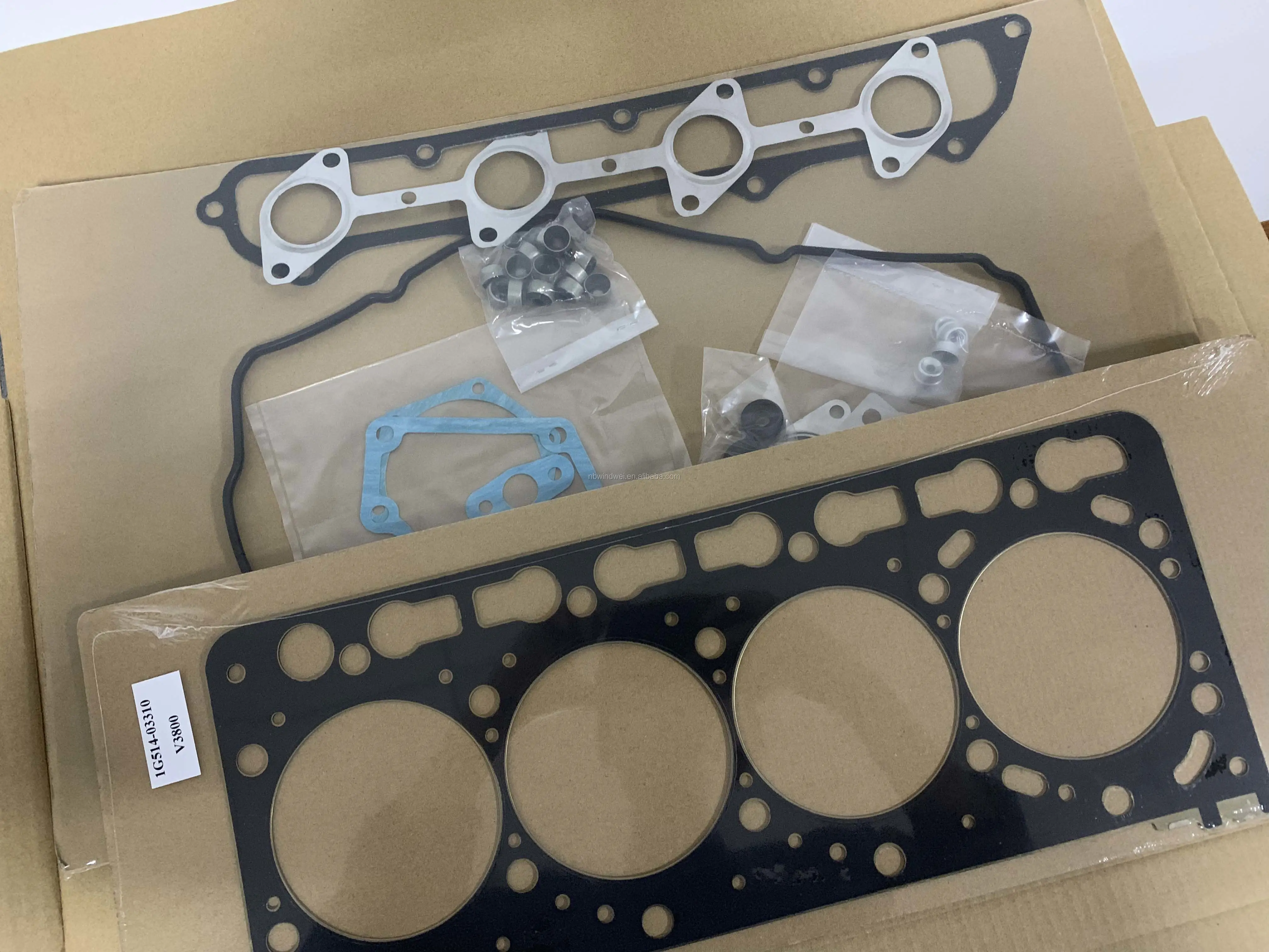 Fit For Kubota Tractor V3800 16v M9540 Full Complete Gasket Set Kit