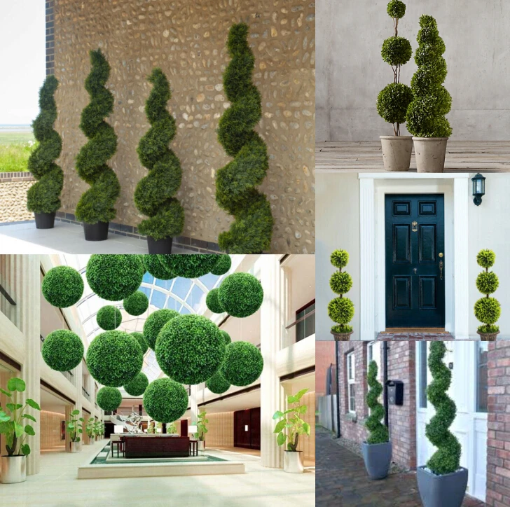 300 Cm Fake Indoor Landscape Decor Artificial Grass Pine Bonsai