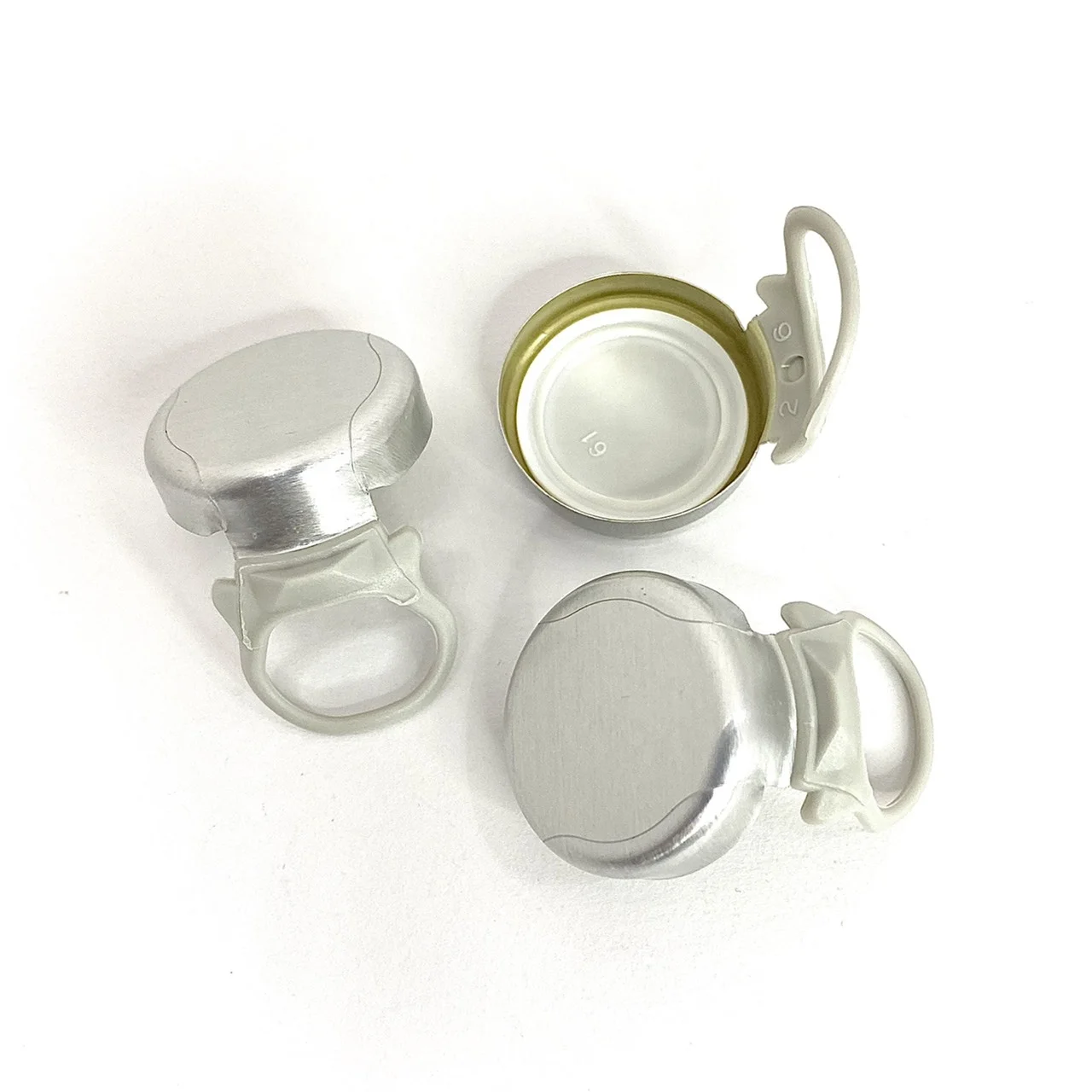 Aluminum Ring Gray Bottle Caps 26mm. Closures For Drinking Water,Spirit,Juice Buy Ring Pull