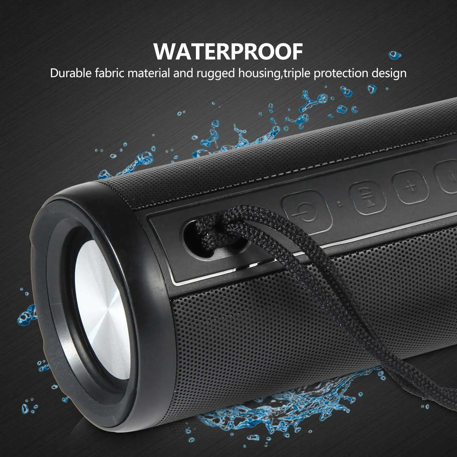2020 Vivanstar Waterproof Wireless Outdoor Bluetooth Speaker HA6601 - ANKUX.COM
