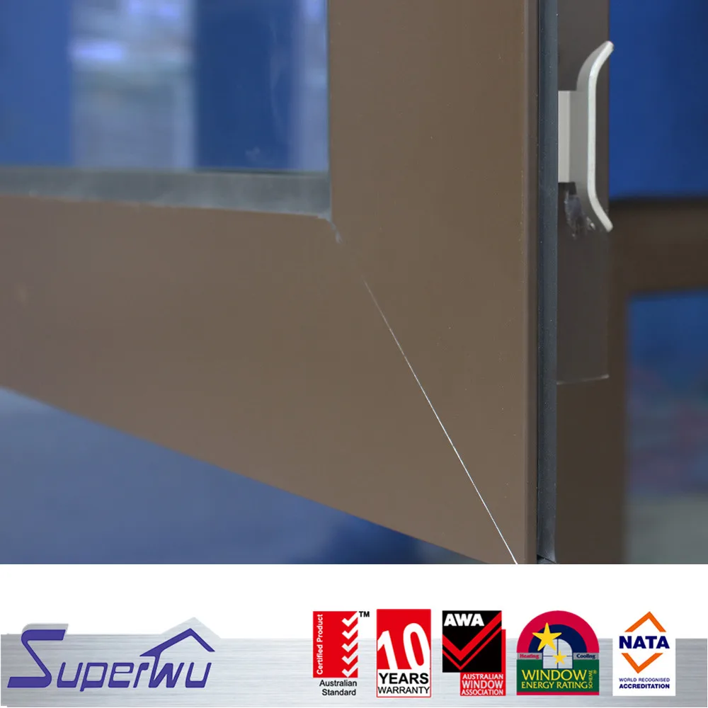 AS2047 Australia market window manufacturers supply double glazing aluminum casement windows