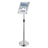A4 Customized Hot sale Portable High Quality Poster Stand Adjustable Replaceable Advertising Rack Sign Stand