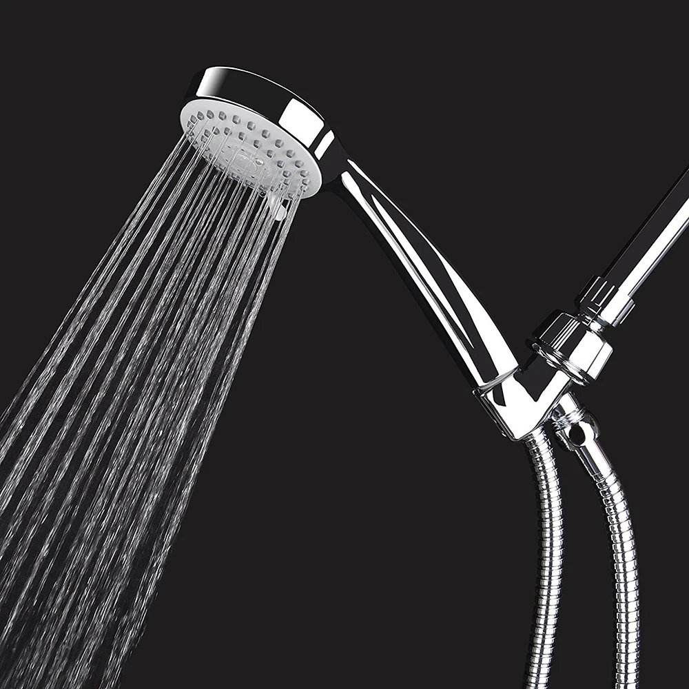 Hand Shower Head Bathroom Abs Plastic Water Saving Handheld Shower Set