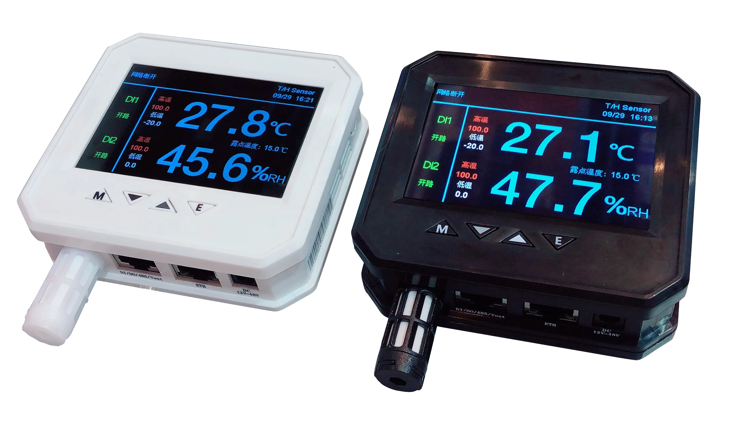 Temperature And Humidity Sensor Rs485 Rj45 Ethernet Web Server Iot ...
