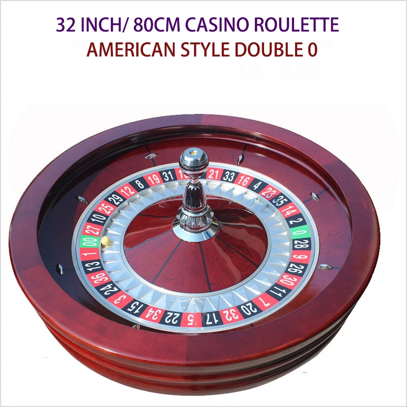 32 Inch Luxury Casino Wooden Roulette Wheel - Solid & Stylish