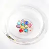 Personalized Crystal Birthstone Charm Pendants for Adjustable Bangles