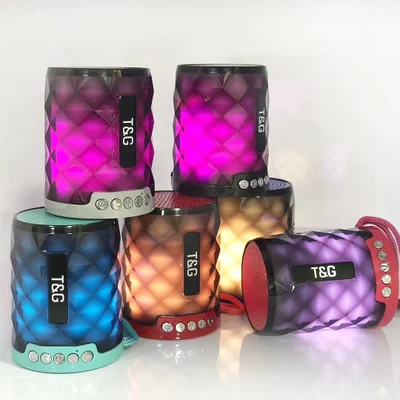 Portable Mini Colorful Flash LED Light Handsfree Sport Waterproof Wireless Speaker Support Calling TF Card USB Disk - ANKUX.COM