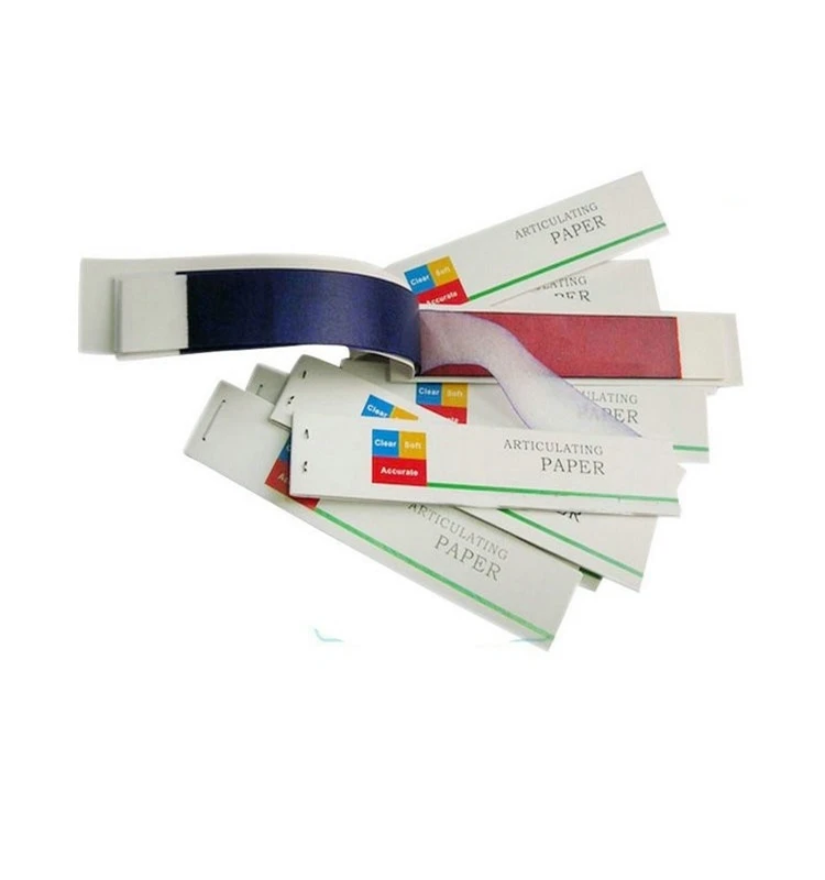 Full Medical 300 Sheets/box Dental Articulating Paper Blue Strips
