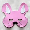 Colorful Carnival costume Halloween EVA The rabbit Mask EVA mask Eva Foam Mask