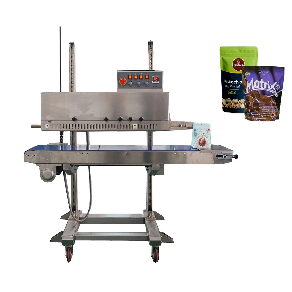 Factory Price Continuous Heat Sealer Machine,Plastic Bag Sealing