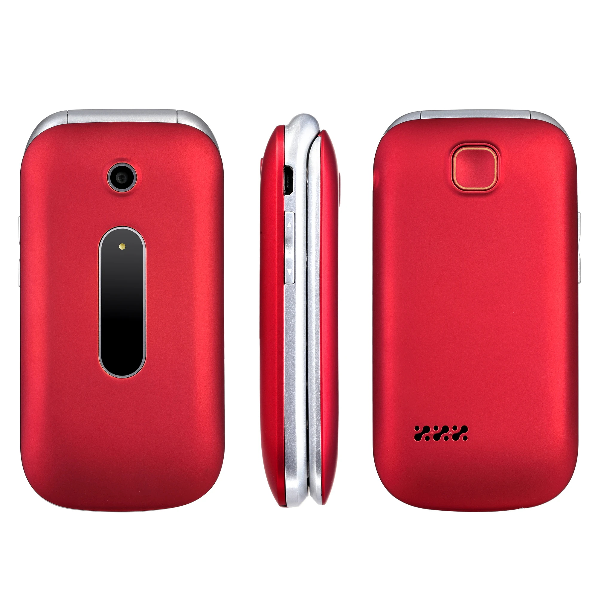 2.4 Inch Screen 4G LTE Unlocked Android Flip Phone D302