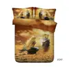 Beautiful Mermaid and Pirate Ship 3d bed sheet set