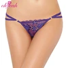 Hot selling woman transparent sexy hipster micro mini g-string
