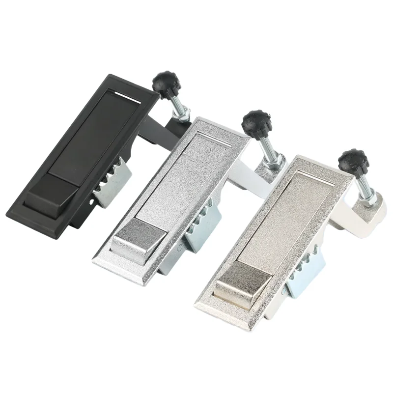 High-Pressure Industrial Lock MS708 Nickel-Plated Push-Button Flat Lock 6000 Series for Boiler Air Compressor Metal Boxes factory