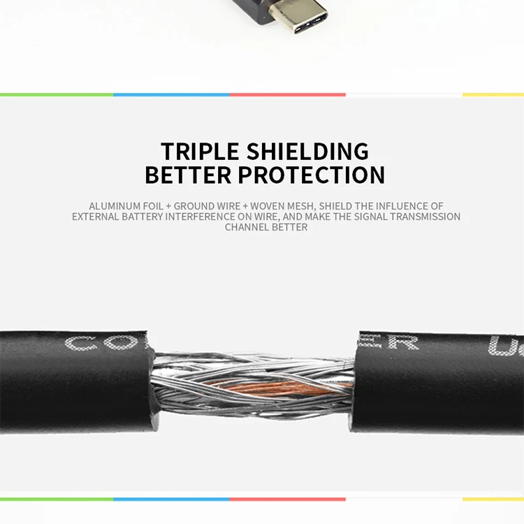 Premium quality USB 3.0  Type-c Print Cable Type c Male to Type B Male Double Shielded USB 3.0 printer cable