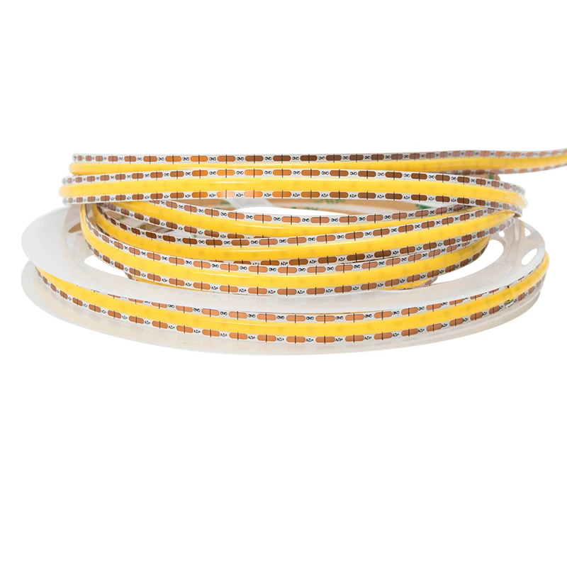 12V Cold White Cob Led Strip Flexible Kit Cri 95 Led Strip Para Control 5M Tira Cinta De Luces Led Exterior light