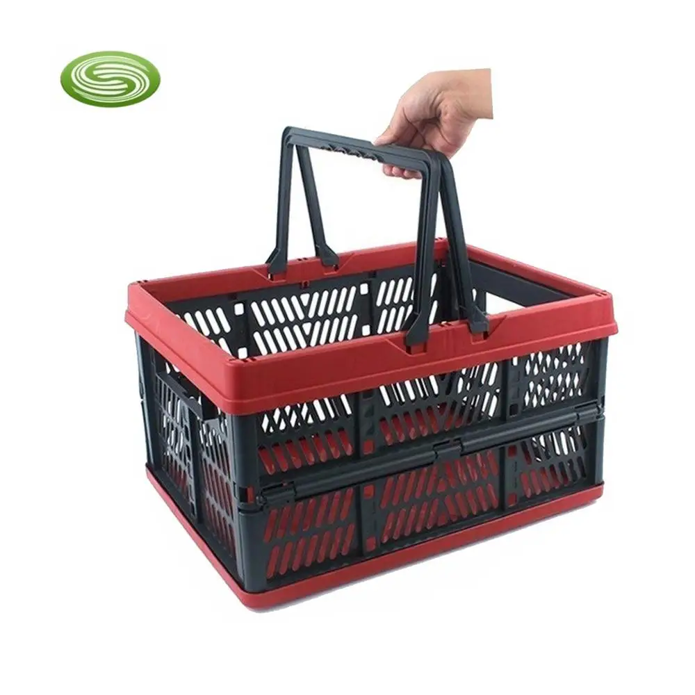 Plastic Folding Picnic Basket Outdoor Storage Baskets Purchase Agent+