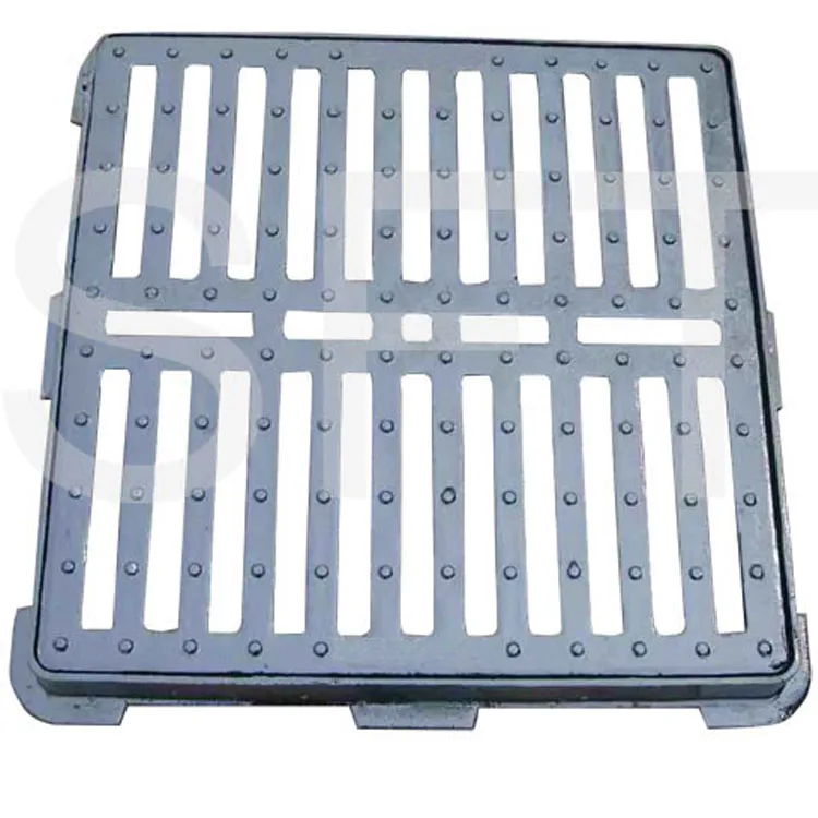 GULLEY Abflussgitter Quadratisch 150 Mm – Schwarze PVC-Abdeckung