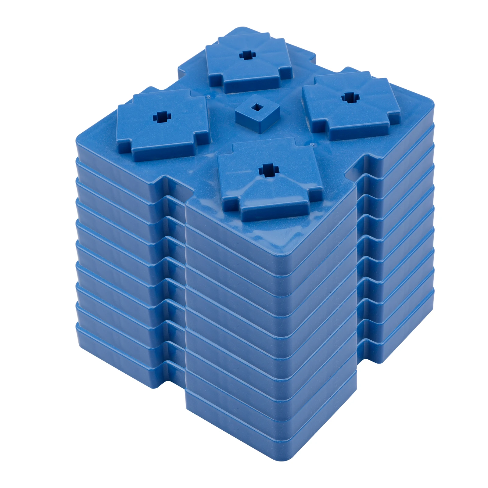 10 Pack Rv Leveling Blocks,Stackable Jack Blocks,Interlocking Leveling