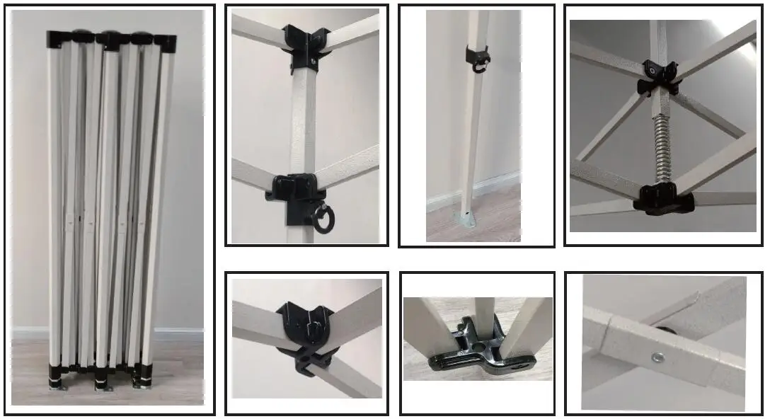 Heavy Duty Aluminum Folding Tent - Made By Extreme Tent (017) - Buy