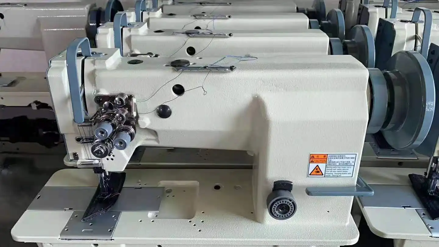 Qs4420d Direct Drive Double Needle Three Synchronization Walking Foot