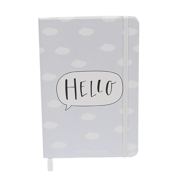 Professional logo custom printed a5 coated paper hardcover personalized journal notebooks