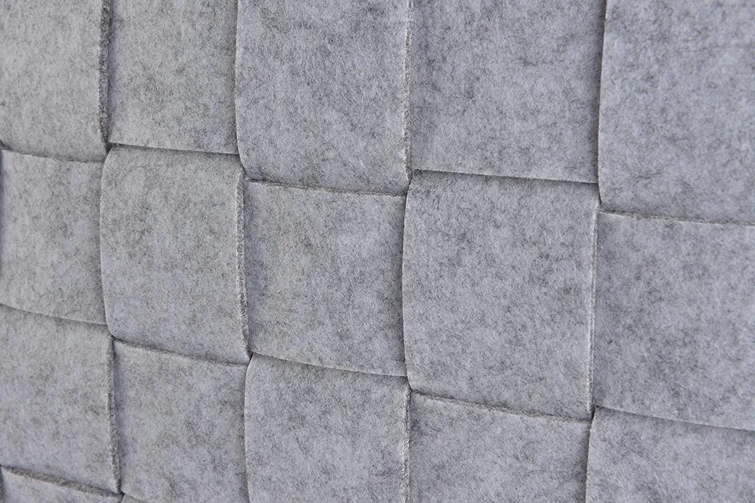 Plegable Cesta De Almacenamiento De Contenedores Cuadrado Gris Tejido